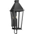 Progress Richmond Hill P560346 031 1 Light WALL LANTERN in Textured Black Finish Model: P560346-031