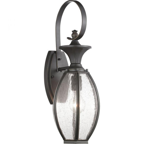 Progress River Place 1 Light P560102 020 1 100 Watt MED WALL LANTERN in Antique Bronze Finish Model: P560102-020