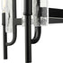 Progress Rivera Collection 5 Light in Matte Black Luxe Industrial Chandelier Model: P400363-31M