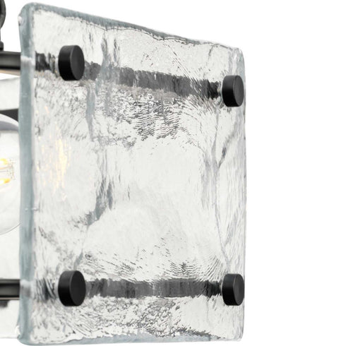 Progress Rivera Collection Four Light in Matte Black Luxe Industrial Chandelier Model: P400354-31M