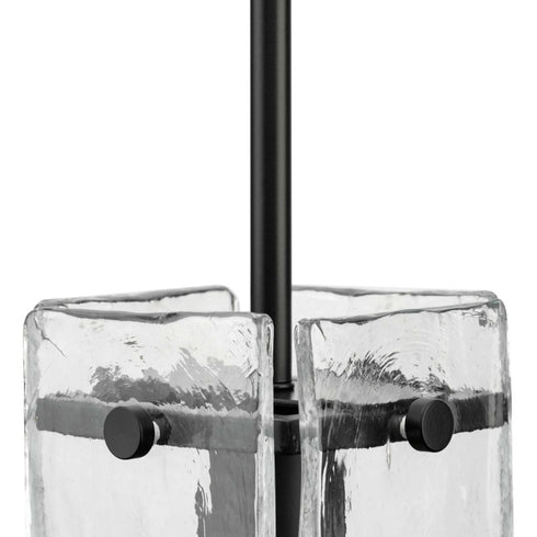 Progress Rivera Collection One Light in Matte Black Luxe Industrial Pendant Model: P500434-31M