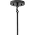 Progress Rivera Collection One Light in Matte Black Luxe Industrial Pendant Model: P500434-31M