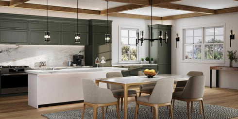 Progress Rivera Collection One Light in Matte Black Luxe Industrial Pendant Model: P500434-31M