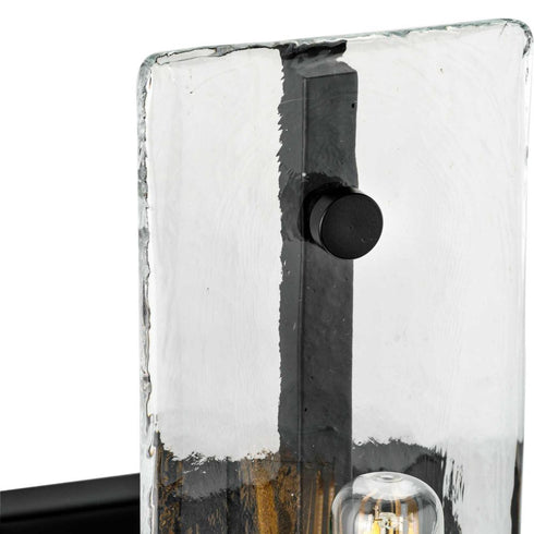 Progress Rivera Collection One Light in Matte Black Luxe Industrial Wall Bracket Model: P710121-31M