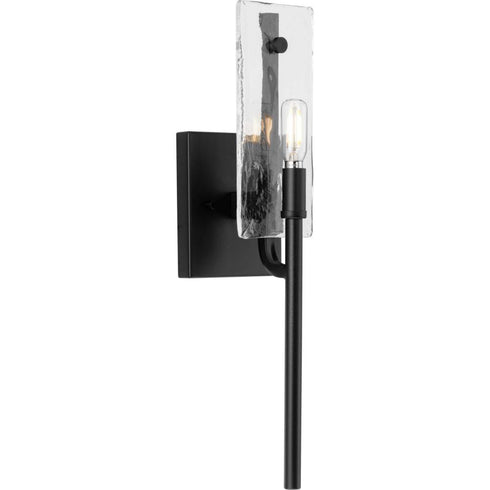 Progress Rivera Collection One Light in Matte Black Luxe Industrial Wall Bracket Model: P710121-31M