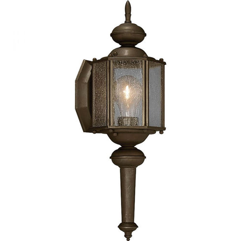 Progress Roman Coach P5773 20 1 100 Watt MED WALL LANTERN in Antique Bronze Finish Model: P5773-20