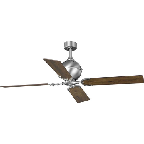 Progress Royer Collection 56 Inch Four Blade in Forged Black Ceiling Fan Model: P250010-080