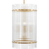 Progress Seville Collection 4 Light in Soft Gold Contemporary Foyer Light Model: P500457-205