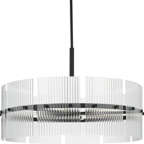 Progress Seville Collection Six Light in Soft Gold Contemporary Chandelier Model: P400389-205