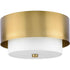 Progress Silva P350249 009 2 Light FLUSHMT in Brushed Nickel Finish Model: P350249-009