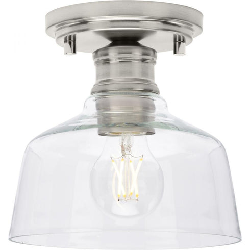 Progress Singleton P350226 009 1 Light SMALL SEMIFL in Brushed Nickel Finish Model: P350226-009