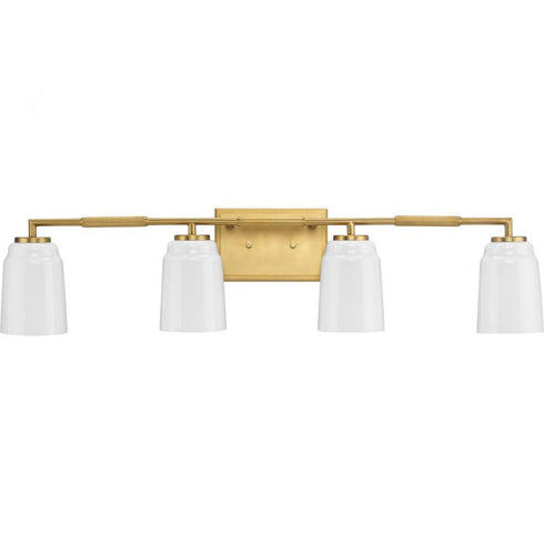 Progress Spenser Collection Four Light in Brushed Nickel Industrial Vanity Light Model: P300506-009