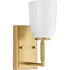 Progress Spenser Collection One Light in Brushed Nickel Industrial Vanity Light Model: P300503-009