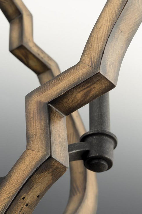 Progress Spicewood P4767 71 6 60 Watt CAND CHANDELIER in Gilded Iron Finish Model: P4767-71