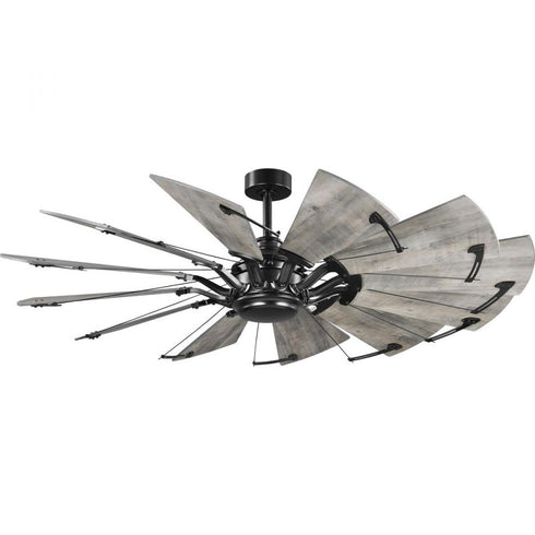 Progress Springer P250000 081 60IN 12 BLADE FAN in Antique Nickel Finish Model: P250000-081