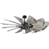 Progress Springer P250000 081 60IN 12 BLADE FAN in Antique Nickel Finish Model: P250000-081