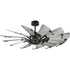 Progress Springer P250065 081 52IN CEILING FAN in Antique Nickel Finish Model: P250065-081