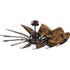 Progress Springer P250065 081 52IN CEILING FAN in Antique Nickel Finish Model: P250065-081