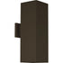Progress Square P5644 20 2 250 Watt QPAR 38 OD WALL in Antique Bronze Finish Model: P5644-20