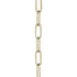 Progress Square Profile Chain P8755 134 4' 9 GAUGE SQ. PROFILE CHAIN in Silver Ridge Finish Model: P8755-134