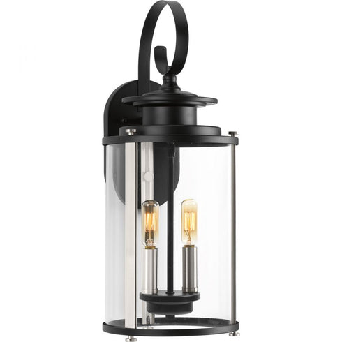 Progress Squire P560037 020 2 60 Watt CAND WALL LANTERN in Antique Bronze Finish Model: P560037-020