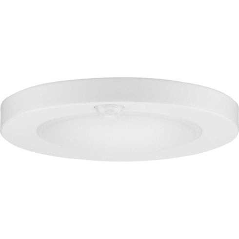 Progress Standby LED Standby Collection 7.75 in. White Surface Mount Motion Detection LED Light in Satin White Finish Model: P810041-028-30