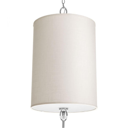 Progress Status Collection Four Light Foyer Pendant in Polished Chrome Finish Model: P3661-15