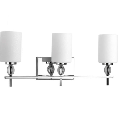 Progress Status P2776 15 3 100 Watt MED BATH BRACKET in Polished Chrome Finish Model: P2776-15