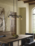 Progress Swing Collection Six Light Islan Linear Pendant in Antique Bronze Finish Model: P4742-20