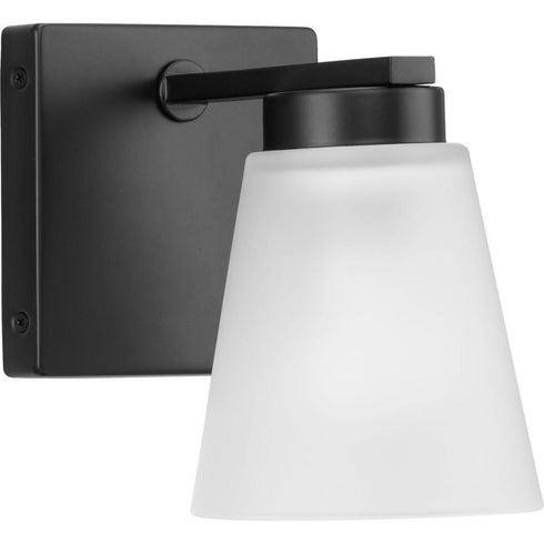 Progress Tanner Collection One Light in Brushed Nickel Transitional Vanity Light Model: P300499-009