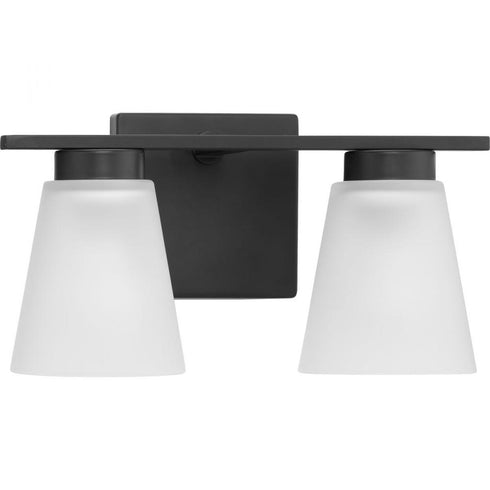 Progress Tanner Collection Two Light in Brushed Nickel Transitional Vanity Light Model: P300500-009