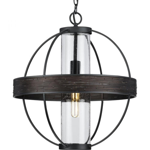 Progress Terrace P550111 31M 1 60 Watt MED OUTDOOR PENDANT in Matte Black Finish Model: P550111-31M