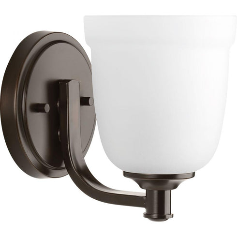 Progress Topsail 1 Light P300057 020 1 100 Watt MED BATH BRACKET in Antique Bronze Finish Model: P300057-020