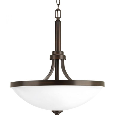 Progress Topsail 3 Light P500054 015 3 100 Watt MED INV PENDANT in Polished Chrome Finish Model: P500054-015