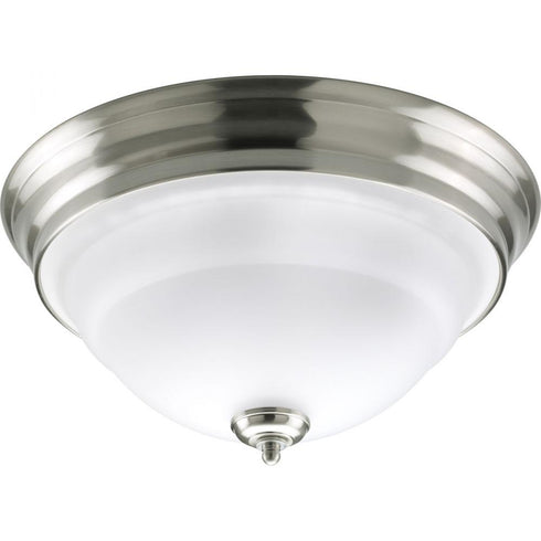 Progress Torino P3184 09 2 100 Watt MED FLSH MNT in Brushed Nickel Finish Model: P3184-09