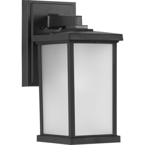 Progress Trafford Non-Metallic Lantern P560289 031 1 60 Watt MED WALL LANTERN in Textured Black Finish Model: P560289-031