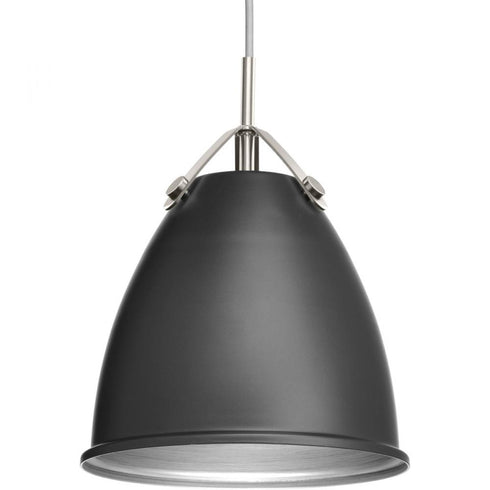 Progress Tre P500051 030 1 100 Watt MED PENDANT in White Finish Model: P500051-030