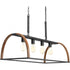 Progress Trestle P4720 71 4 60 Watt MED LINEAR CHAND in Gilded Iron Finish Model: P4720-71