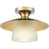 Progress Trimble P350233 009 1 Light SEMI FLUSH in Brushed Nickel Finish Model: P350233-009