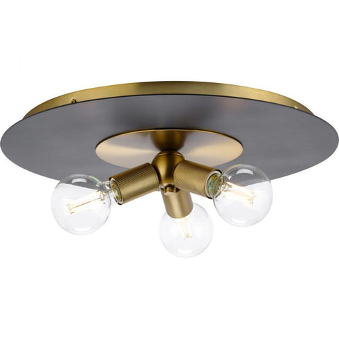 Progress Trimble P350248 009 3 Light FLUSHMT in Brushed Nickel Finish Model: P350248-009