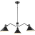 Progress Trimble P400309 109 3 Light CHANDELIER in Brushed Bronze Finish Model: P400309-109