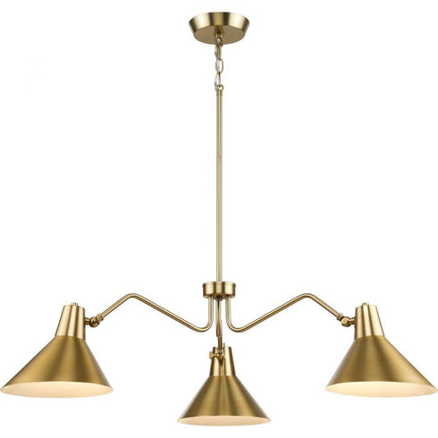 Progress Trimble P400309 109 3 Light CHANDELIER in Brushed Bronze Finish Model: P400309-109