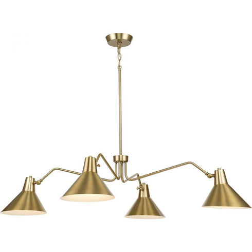 Progress Trimble P400310 109 4 Light CHANDELIER in Brushed Bronze Finish Model: P400310-109