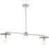 Progress Trimble P400336 009 2 Light LINEAR CHAND in Brushed Nickel Finish Model: P400336-009