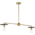 Progress Trimble P400336 009 2 Light LINEAR CHAND in Brushed Nickel Finish Model: P400336-009
