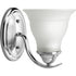 Progress Trinity P3190 09 BATH BRKT 1 100 Watt MED in Brushed Nickel Finish Model: P3190-09