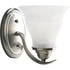 Progress Trinity P3190 09 BATH BRKT 1 100 Watt MED in Brushed Nickel Finish Model: P3190-09