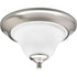 Progress Trinity P3475 09 CLSE TO CLG 1 100 Watt MED in Brushed Nickel Finish Model: P3475-09
