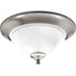 Progress Trinity P3476 09 CLSE TO CLG 2 60 Watt MED in Brushed Nickel Finish Model: P3476-09