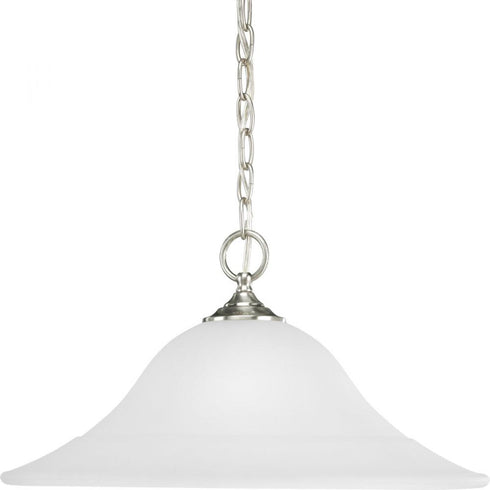 Progress Trinity P5095 09 1 150 Watt MED PENDANT in Brushed Nickel Finish Model: P5095-09